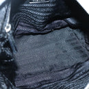 PRADA Shoulder Bag Nylon White Silver Auth 136266-10