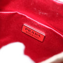 PRADA Hand Bag Satin Beige Auth 136267-10