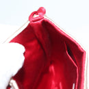 PRADA Hand Bag Satin Beige Auth 136267-18