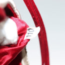 PRADA Hand Bag Satin Beige Auth 136267-12