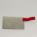 PRADA Hand Bag Satin Beige Auth 136267-21