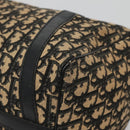 Christian Dior Trotter Canvas Boston Bag Navy Silver Auth 136274-9