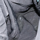 BURBERRY Protham Hand Bag Leather Blue Gold Auth 136277-11