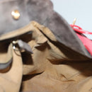 FENDI Zucca Canvas Tote Bag Black Gold Brown Auth 136284-19