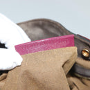 FENDI Zucca Canvas Tote Bag Black Gold Brown Auth 136284-12