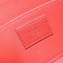 LOUIS VUITTON Monogram Empreinte Pochette Cosmetic PM Red M69414 LV Auth 136290-17