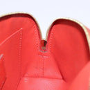 LOUIS VUITTON Monogram Empreinte Pochette Cosmetic PM Red M69414 LV Auth 136290-18