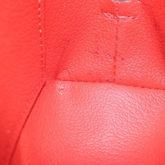 LOUIS VUITTON Monogram Empreinte Pochette Cosmetic PM Red M69414 LV Auth 136290