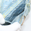 LOUIS VUITTON Monogram Denim Patchwork Bowery Tote Bag Blue M95376 Auth 136291V-20