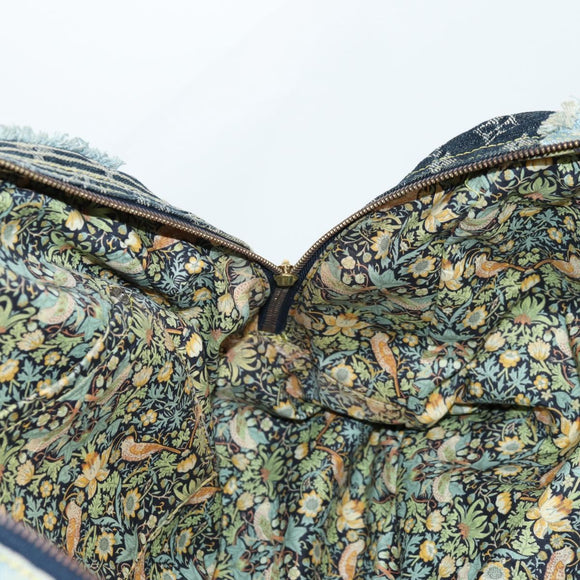 LOUIS VUITTON Monogram Denim Patchwork Bowery Tote Bag Blue M95376 Auth 136291V