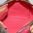 LOUIS VUITTON Monogram V Line Speedy 30 Hand Bag Pink LV Auth 136293-19