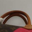 LOUIS VUITTON Monogram V Line Speedy 30 Hand Bag Pink LV Auth 136293-8