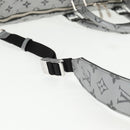 LOUIS VUITTON Monogram Keepall Bandouliere 50 Bag Silver M43848 LV Auth 136294M-10