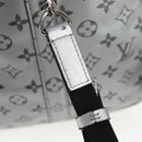 LOUIS VUITTON Monogram Keepall Bandouliere 50 Bag Silver M43848 LV Auth 136294M-18