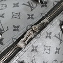 LOUIS VUITTON Monogram Keepall Bandouliere 50 Bag Silver M43848 LV Auth 136294M-21