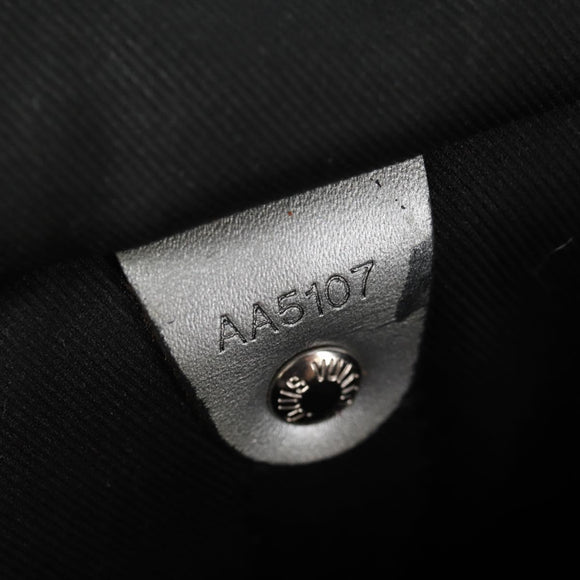 LOUIS VUITTON Monogram Keepall Bandouliere 50 Bag Silver M43848 LV Auth 136294M