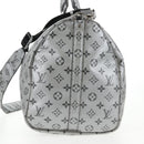 LOUIS VUITTON Monogram Keepall Bandouliere 50 Bag Silver M43848 LV Auth 136294M-4