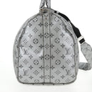 LOUIS VUITTON Monogram Keepall Bandouliere 50 Bag Silver M43848 LV Auth 136294M-5