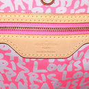 LOUIS VUITTON Monogram Graffiti Neverfull GM Bag Fuchsia M93701 LV Auth 136298V-16