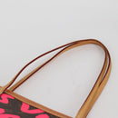 LOUIS VUITTON Monogram Graffiti Neverfull GM Bag Fuchsia M93701 LV Auth 136298V-15