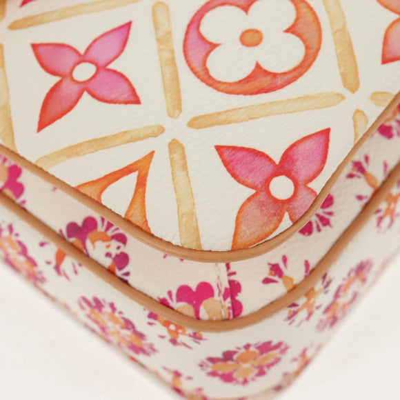 LOUIS VUITTON Monogram Pochette Metis MM Hand Bag 2way Pink M11461 Auth 136299M