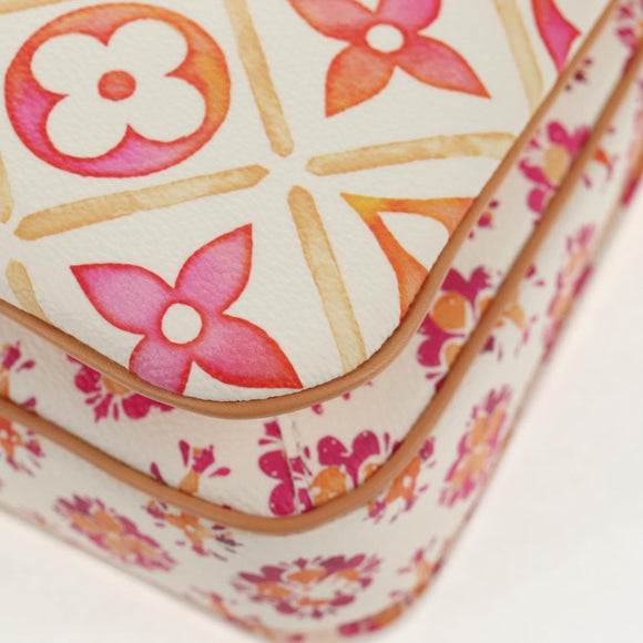 LOUIS VUITTON Monogram Pochette Metis MM Hand Bag 2way Pink M11461 Auth 136299M