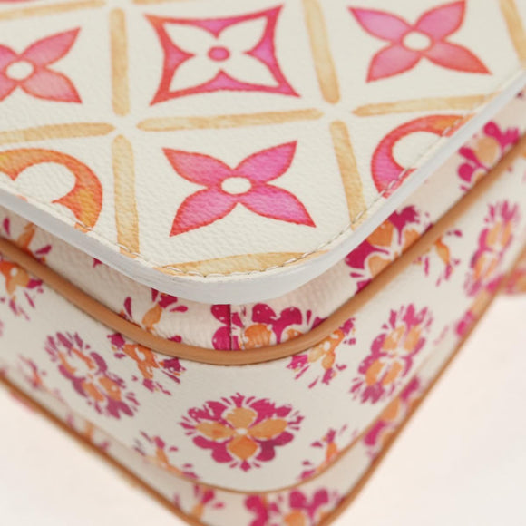 LOUIS VUITTON Monogram Pochette Metis MM Hand Bag 2way Pink M11461 Auth 136299M