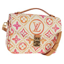 LOUIS VUITTON Monogram Pochette Metis MM Hand Bag 2way Pink M11461 Auth 136299M-1