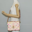 LOUIS VUITTON Monogram Pochette Metis MM Hand Bag 2way Pink M11461 Auth 136299M-30