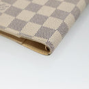 LOUIS VUITTON Damier Azur Agenda PM Day Planner Cover R20706 LV Auth 136301-15