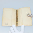 LOUIS VUITTON Damier Azur Agenda PM Day Planner Cover R20706 LV Auth 136301-8
