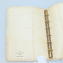 LOUIS VUITTON Damier Azur Agenda PM Day Planner Cover R20706 LV Auth 136301-18
