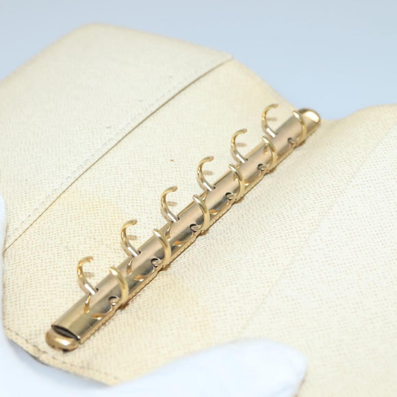 LOUIS VUITTON Damier Azur Agenda PM Day Planner Cover R20706 LV Auth 136301