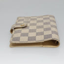 LOUIS VUITTON Damier Azur Agenda PM Day Planner Cover R20706 LV Auth 136301-5