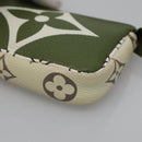 LOUIS VUITTON Monogram Giant Mini Pochette Pouch Ivory M67579 Auth 136302-15
