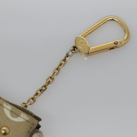 LOUIS VUITTON Monogram Giant Mini Pochette Pouch Ivory M67579 Auth 136302