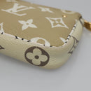 LOUIS VUITTON Monogram Giant Mini Pochette Pouch Ivory M67579 Auth 136302-7