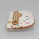 LOUIS VUITTON Monogram Multicolor Pochette MM Pouch White M60028 LV Auth 136306-4