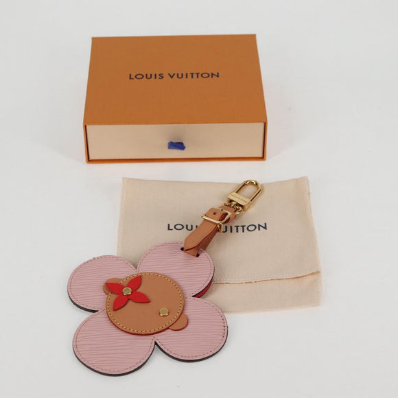 LOUIS VUITTON Epi Bijoux Sac Tag Vivienne Name Tag Pink M69572 LV Auth 136307AM