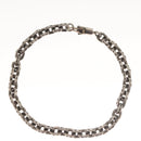 Chrome Hearts Paper Chain Bracelet Ag925 Silver Auth 136312M-7