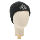 Chrome Hearts CH Plus Stitch Woolwatch Cap Wool Black Auth 136313M-1