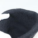 Chrome Hearts CH Plus Stitch Woolwatch Cap Wool Black Auth 136313M-13