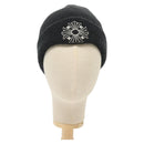 Chrome Hearts CH Plus Stitch Woolwatch Cap Wool Black Auth 136313M-2