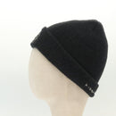 Chrome Hearts CH Plus Stitch Woolwatch Cap Wool Black Auth 136313M-4