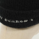 Chrome Hearts CH Plus Stitch Woolwatch Cap Wool Black Auth 136313M-8