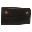 Chrome Hearts Wave Cross Ball Long Wallet Leather Green Auth 136315-1