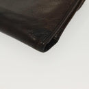 Chrome Hearts Wave Cross Ball Long Wallet Leather Green Auth 136315-16