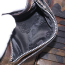 Chrome Hearts Wave Cross Ball Long Wallet Leather Green Auth 136315-32