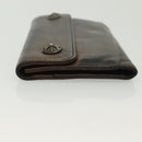 Chrome Hearts Wave Cross Ball Long Wallet Leather Green Auth 136315-4