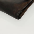 Chrome Hearts Wave Cross Ball Long Wallet Leather Green Auth 136315-14